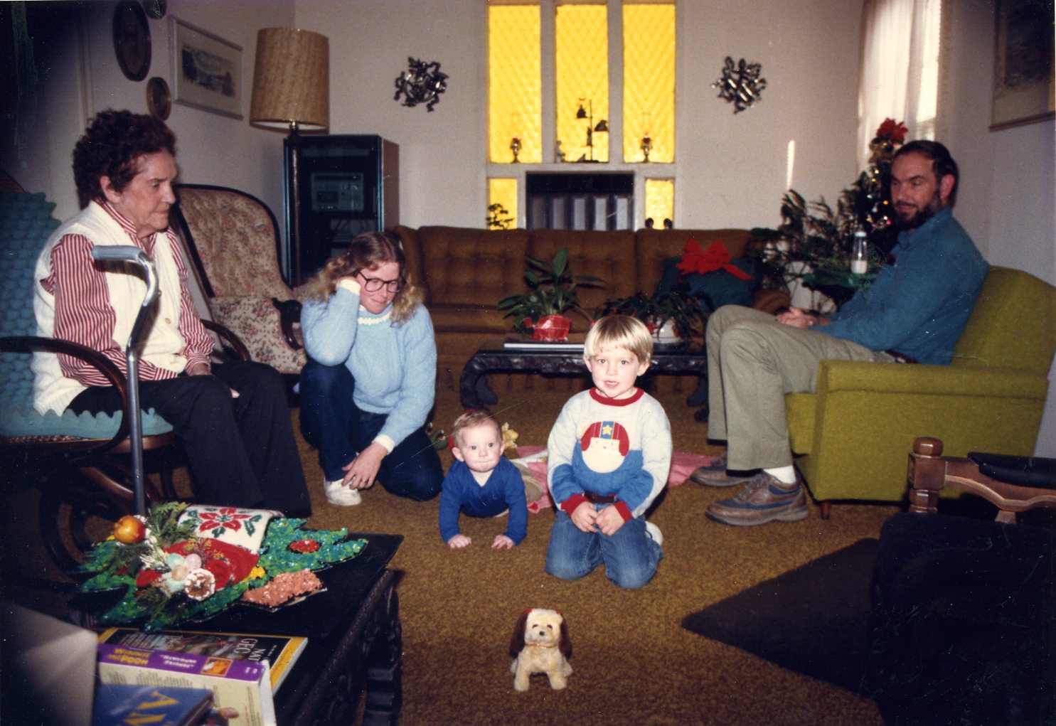 1989 Chrismas Chandra, Thomas, Matthew,  Doug.jpg